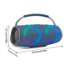Rechargeable Portable Bluetooth Wireless HIFI Speaker AUX/USB/TF Card Super Bass