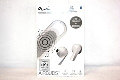AIR DUO 2 In 1 Speaker + Earbuds, Bluetooth, White, Up To 40 Hours Playtime NEW