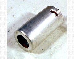 Aluminum Bayonet Twist Lock Shield For 9 Pin Vacuum Tube With Spring
