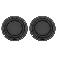 2 Pcs Passive Radiator 4 Inch Round Woofer Vibrating