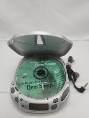 Sony D-E401 Silver Discman CD Player Walkman ESP2 Groove Tested w/CD & Ear Buds