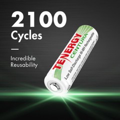Tenergy CENTURA AA AAA C D 9V NiMH High Capacity Rechargeable Batteries LOT
