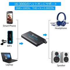 ESYNIC Het Hon amplifier HIFI 16-300Ω 3.5mm Jack MP3 MP4 (16-300Ω)