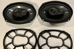KICKER ESC693 6x9in 3-Way Car Speakers 75W RMS 350W Peak 4 Ohm 48ESC693