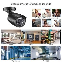 ZOSI 5mp Lite 8CH DVR 1080p Security Camera System Outdoor H.265+ Home CCTV Kit