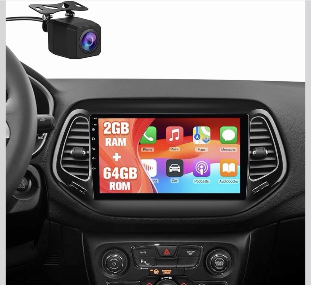 Android 13 Car Stereo for Jeep Compass 2017-2020 10″ Touchscreen Radio