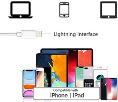 Apple MFi Certified 3 Pack Lightning 3.5mm Headphone Aux Audio Jack Adapte…!