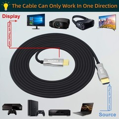 150FT HDMI AOC Cable Active Fiber Optic HDTV 4K 60Hz 18Gb HDR ARC HDCP 2.2