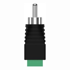 4 pcs Speaker Wire cable to Audio Male RCA Connector Adapter Jack Plug Bose M247