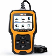 Professional ANCEL AD410 OBD2 Scanner 12V Check Car Engine Free Update Diagnosis