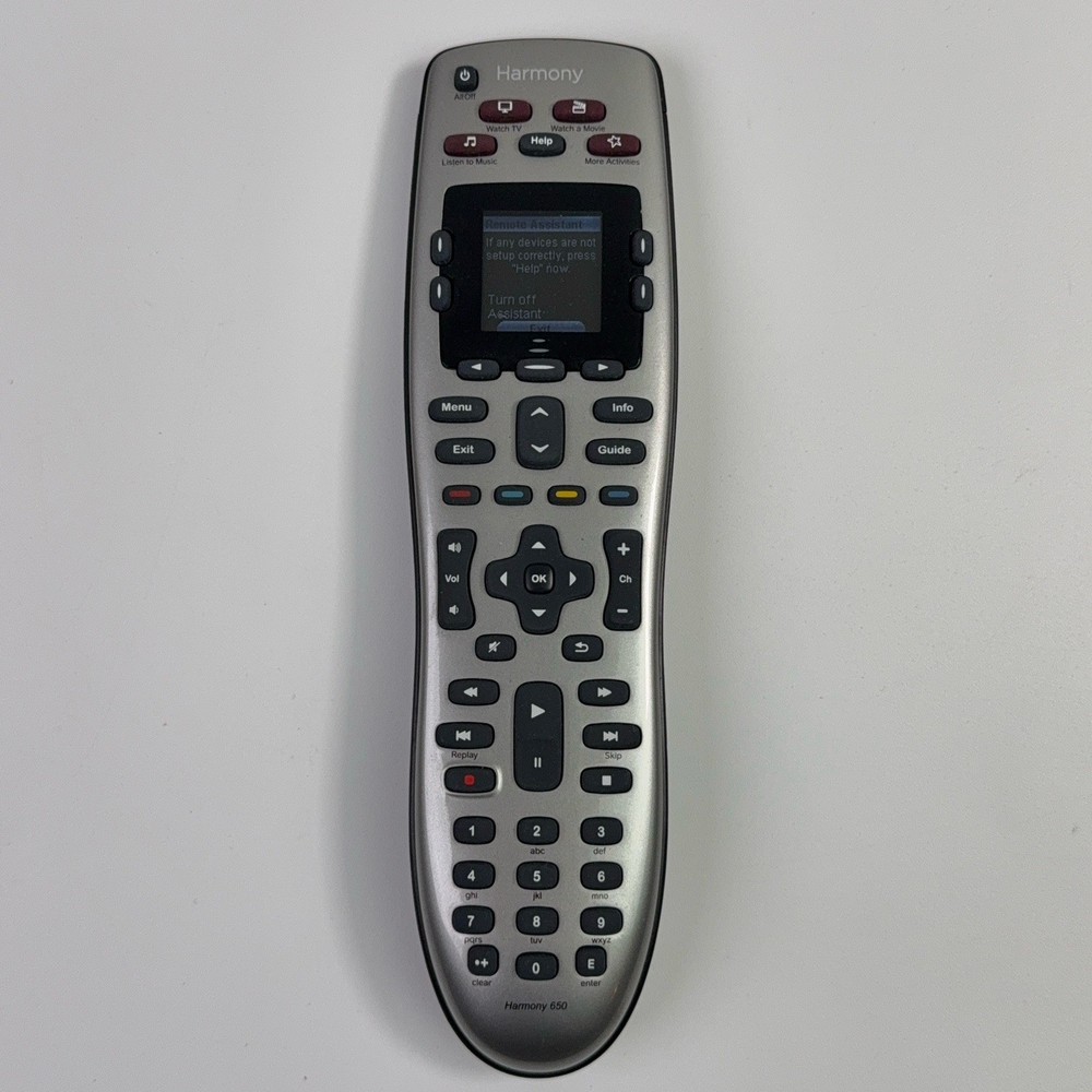 Logitech Harmony 650 Infrared All in One Remote Control Universal Remote Tested