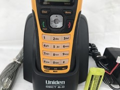 UNIDEN DECT WXI2077 6.0 WATERPROOF SUBMERSIBLE CORDLESS PHONE WITH 1 DWX207