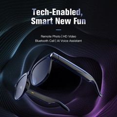 COLMi C-M02S Smart Glasses HD Camera Bluetooth Audio Video Ray-Ban Meta Alt iOS