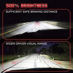 FIT Arctic Cat M1000 M5 M6 M7 M8 4x 894 893 LED Headlight Hi/Lo Beam Combo