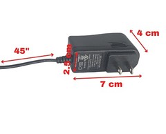 12V DC 1A 1000mA AC to DC Power Supply Adapter Wall Charger for 12V Electronics