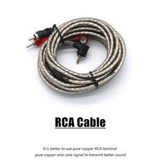 Car Complete Amplifier Wiring Kit Gauge 4GAUGE 2300W For Speakers Subwoofers RCA