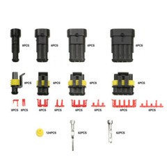 708Pcs Car Automotive Waterproof Electrical Wire Connector Plug 1-6 Pin Kit Set