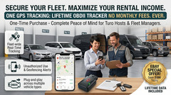 Lifetime OBD GPS Tracker | No Monthly Fees | Plug & Play | Real-Time Car Trackin