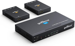 1X2 HDMI Extender/Splitter over CAT6/7 – 1080P up to 197Ft(60M), 4K60Hz up to 11