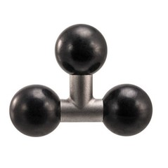 ARKON 3-way / 1” Rubber Triple 25mm Ball Adapter Replacement fits RAM Mount 201