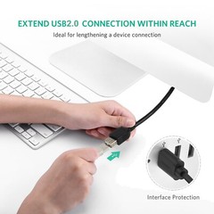 15ft USB 2.0 A Male to A Female Extension 28/24AWG Cable Cord AMAF LONG 33 FOOT