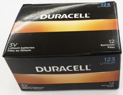 Duracell 3V CR123A Lithium Batteries, 24-Pack, Expire MAR 2034