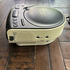 Sony Dream Machine ICF-CD815 CD Clock Radio Black Cream Retro Y2K Tech Audio