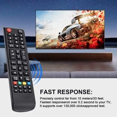 NEW Universal Remote Control for ALL Samsung LCD LED HDTV Smart TVs BN59-01199F