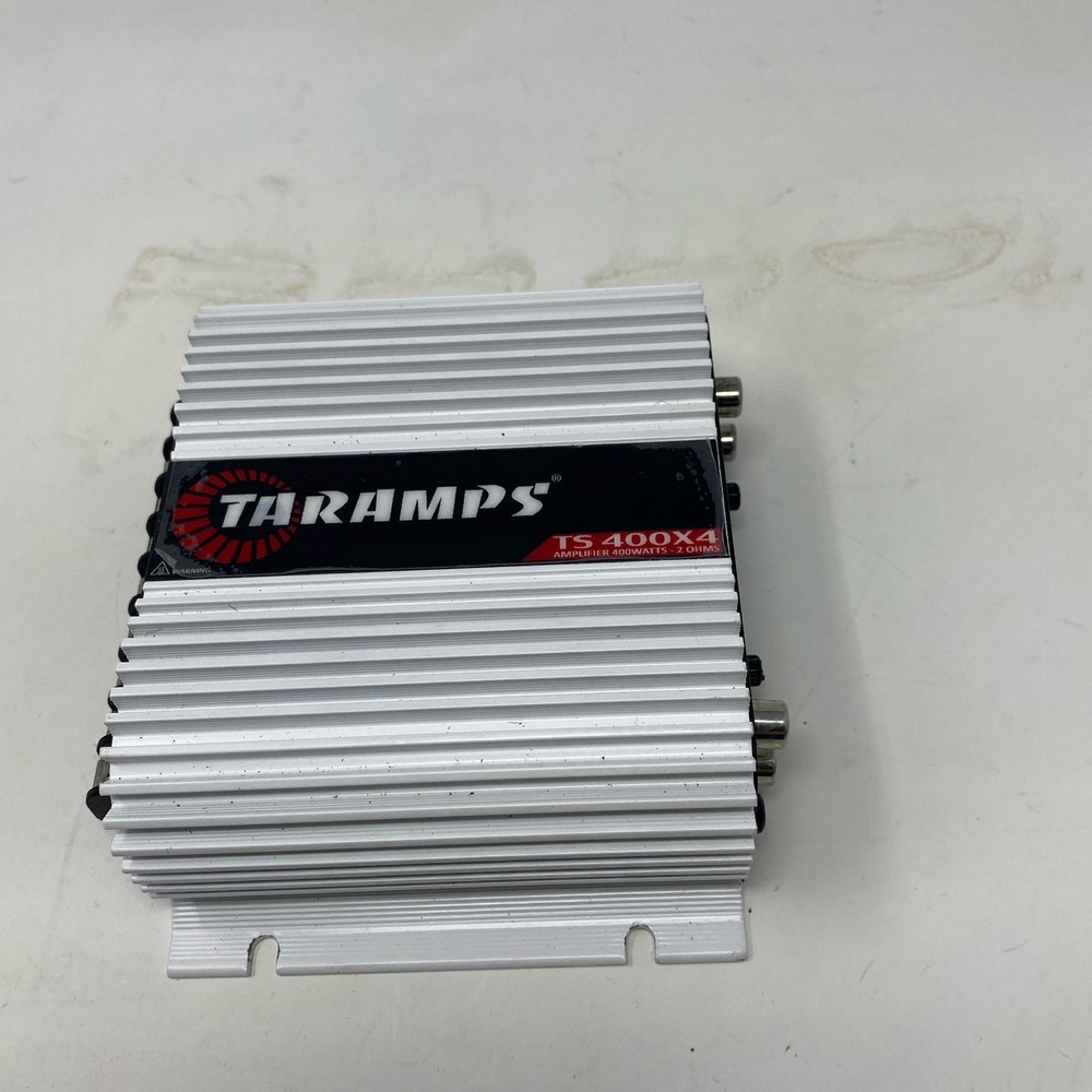 Taramps TS 400×4 V2 4-Channel Car Amp 400W RMS Silver/Black Small