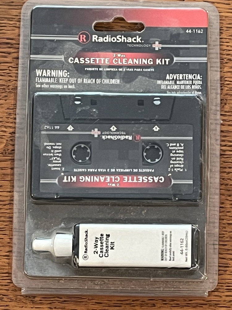 Vintage Radio Shack Audio Cassette Tape Deck Cleaner