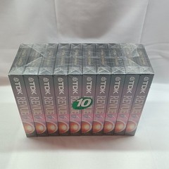 TDK Premium Quality HS 6 Hours T-120 Blank VHS VCR Tapes NEW Sealed 10 pack