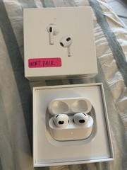 Apple AirPods (3rd Generation) MPNY3LL/A ⚠️CONNECTION FAILED/FOR PARTS/REPAIR⚠️