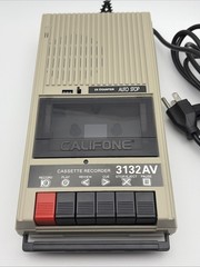 Califone Cassette Tape Player / Recorder 3132AV with Box 120V Working ✅ Open Box