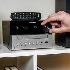 Philips Bluetooth Stereo System for Home with CD Player. MP3. USB. FM Radio