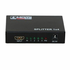 1 in 4 out 4 Port 4k Full HD HDMI Splitter Hub Repeater Amplifier 3d USA