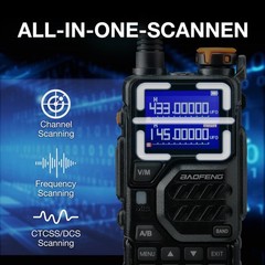 Baofeng K5 Plus Tri-Band Ham Radio | VHF/UHF/1.25M | Tri-Power | NOAA
