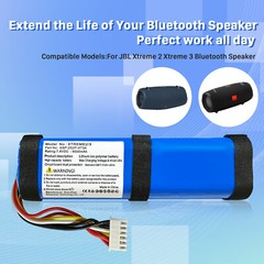 Battery For JBL Xtreme 2 JBLXTREME2BLKIN JBLXTREME2BLUIN JBLXTREME2GRNIN