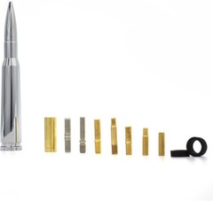 Truck Car Bullet Antenna with Valve Stem Caps Mast for Heavy Pickup Jeep Truck