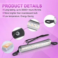 License Plate Light, Extremely Bright LED License Plate Lights A Color: Purple