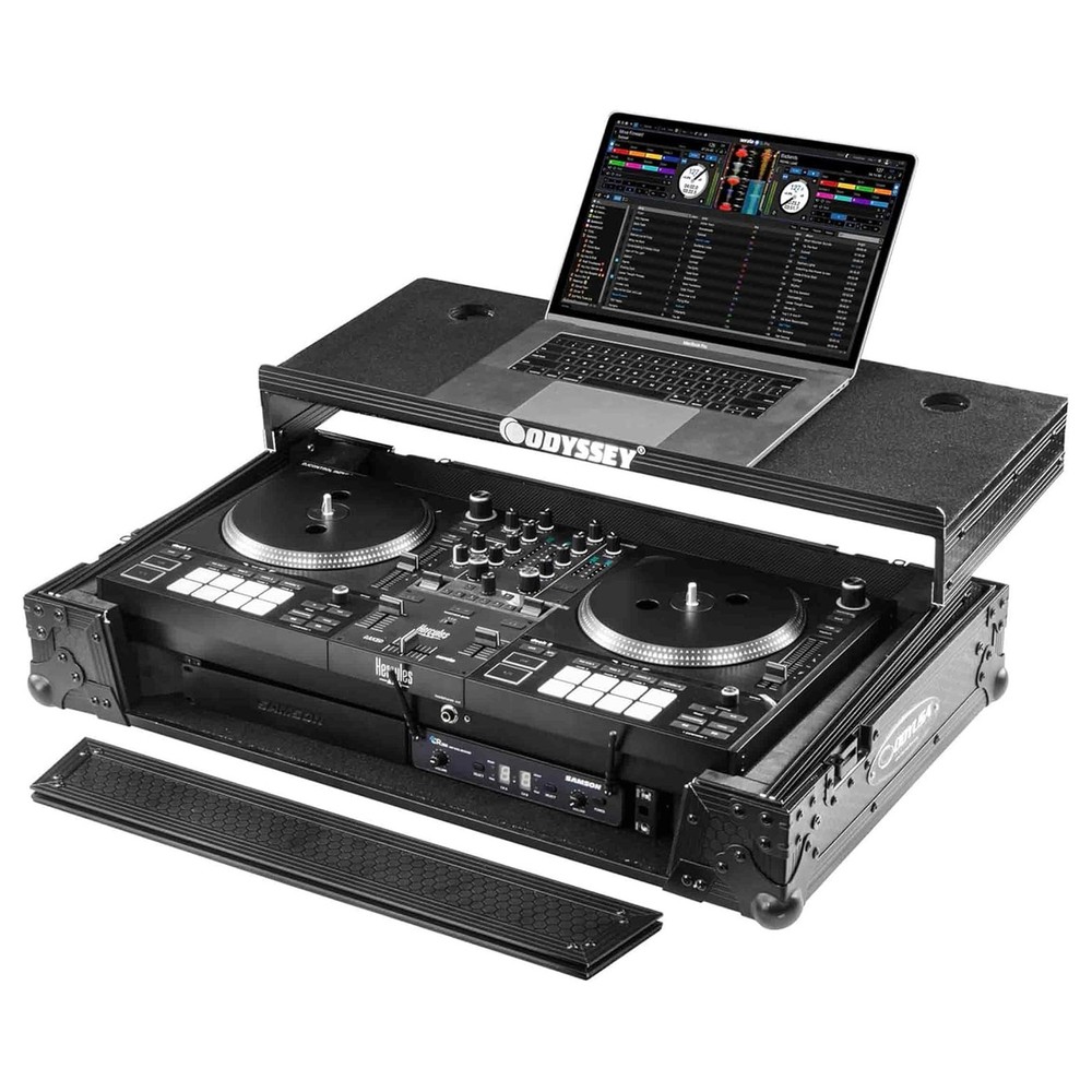 ODYSSEY Industrial Board Glide Style 1U Case for Hercules DJControl Inpulse T7