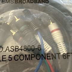 COMPONENT 6ft Cable Video AUDIO RCA 1080p HDTV Dvd VHS Tv