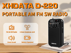 AM/FM/SW Portable Radio D220 Shortwave Receiver Pocket Radio Battery Operated US