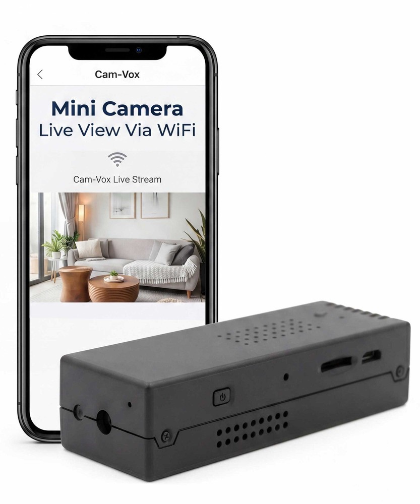 Mini Camera Wireless Motion Activated Portable Security Video Camera CAM VOX 72i