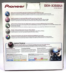 Pioneer DEH-X3500UI Single Din CD Player Receiver W/Remote & Detachable Face