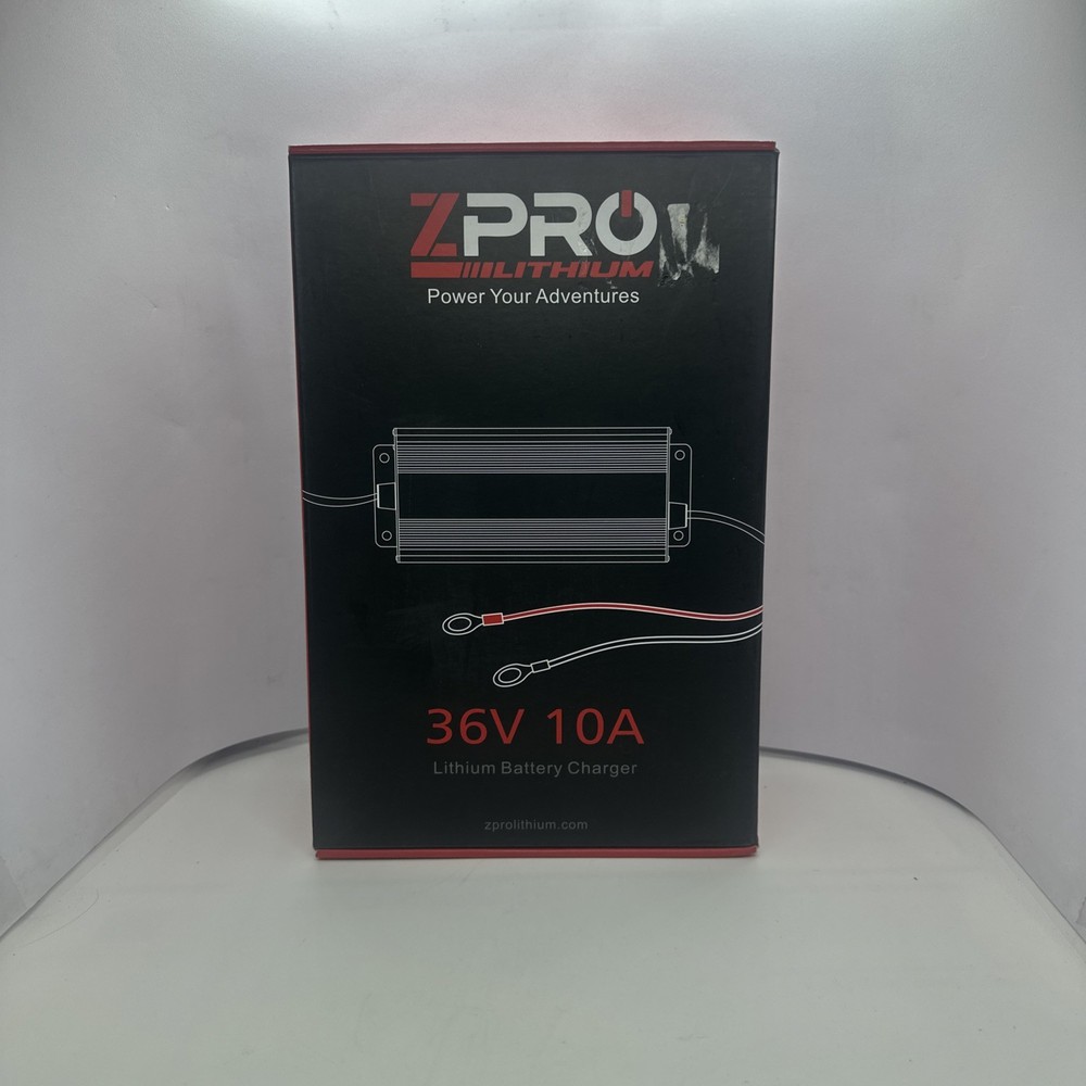 AUTHENTIC ZPRO 36v 10A Marine Lithium Battery Charger Onboard Boat Waterproof