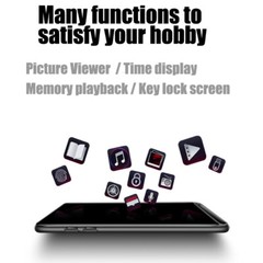 Bluetooth 5.0 MP3 Player HiFi Lossless Sound FM Radio Music Audio Voice Recorder
