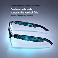 AI Smart Glasses Bluetooth Call Audio Translation for Men and Women Work Glasses