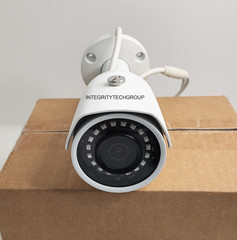 Lorex E581CB 5MP Outdoor Wired IP Network Bullet Security Camera White