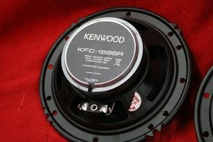 Kenwood KFC-1666R 6.5 inch 300W Max 2-Way Speakers, NEW, #N1