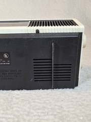 Vintage Panasonic Woodgrain Flip AM Radio Alarm Clock RC-1282 TESTED-RARE Works